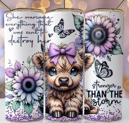 Tumbler Baby Kuh Motiv